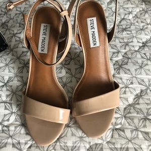 Nude high heel sandals